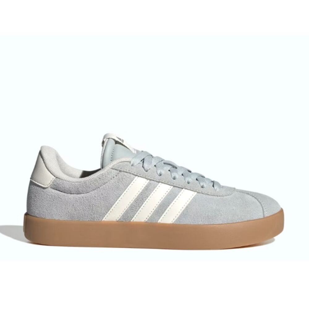 Adidas VL Court 3.0 Shoes Wonder Silver Off White Gum Size 7.5